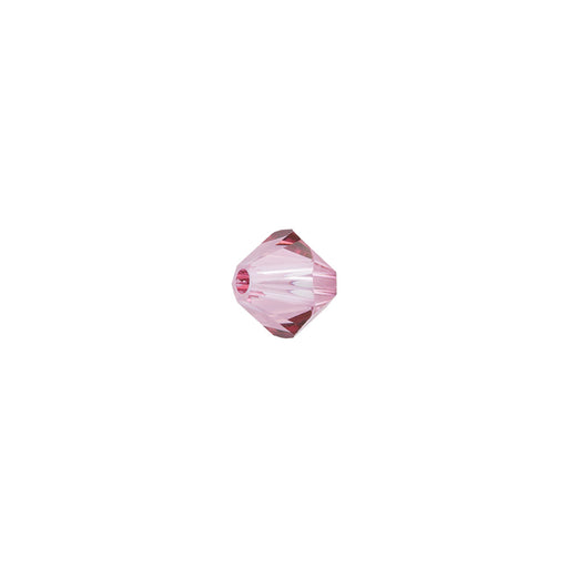 PRESTIGE Crystal, #5328 Bicone Bead 4mm Dark Rose (1 Piece)