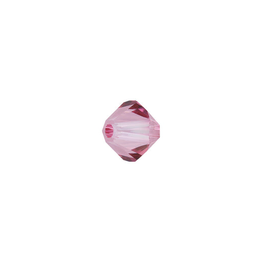 PRESTIGE Crystal, #5328 Bicone Bead 5mm Dark Rose (1 Piece)