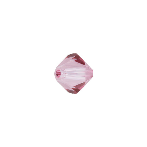 PRESTIGE Crystal, #5328 Bicone Bead 6mm Dark Rose (1 Piece)