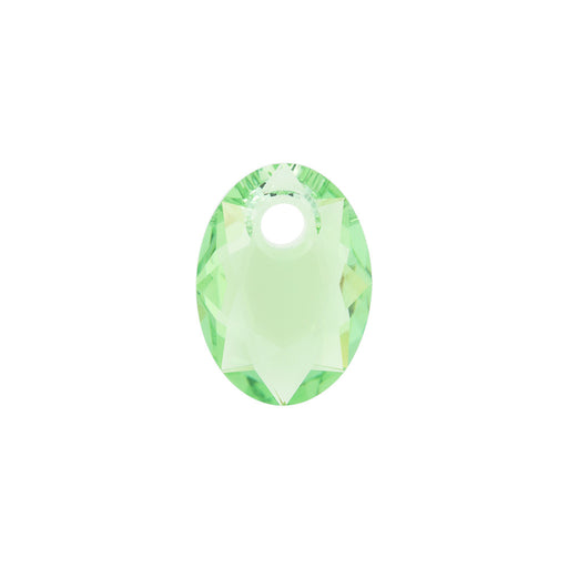 PRESTIGE Crystal, #6438 Elliptic Cut Pendant 9mm, Peridot (1 Piece)
