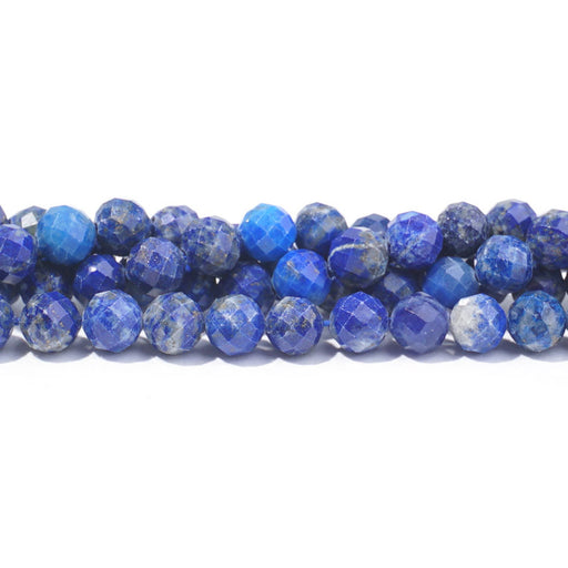 Dakota Stones Gemstone Beads, Lapis Lazuli, Faceted Round 6mm (16 Inch Strand)
