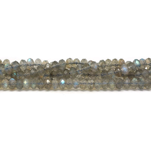 Dakota Stones Gemstone Beads, Labradorite Grade AAA, Rondelle 6mm (16 Inch Strand)