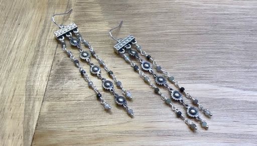 How to Make Dangly Connector Earrings by Deb Floros