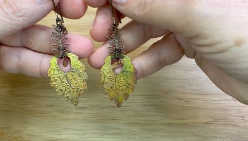 How to Make the Longing for Fall Earrings by Deb Floros