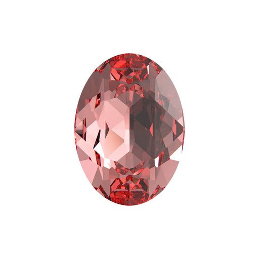 PRESTIGE Crystal, #4120 Oval Fancy Stone 18x13mm, Rose Peach, (1 Piece)
