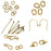 Nunn Design Antiqued Gold - Findings Collection