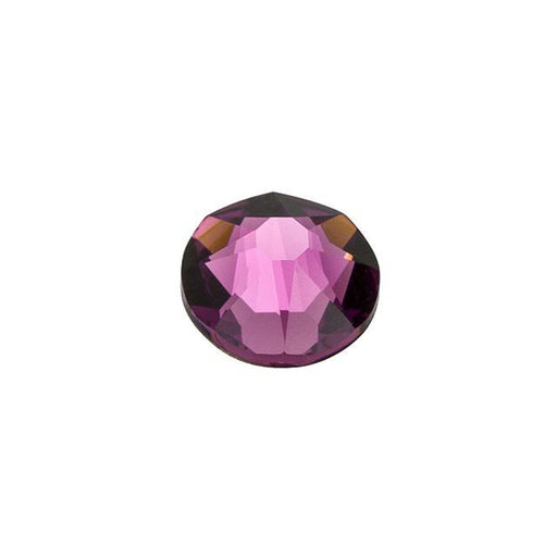 PRESTIGE Crystal, #2088 Round Flatback Rhinestone SS16, Amethyst (1 Piece)