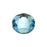 PRESTIGE Crystal, #2088 Round Flatback Rhinestone SS34, Aquamarine (1 Piece)