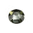 PRESTIGE Crystal, #2088 Round Flatback Rhinestone SS34, Black Diamond (1 Piece)
