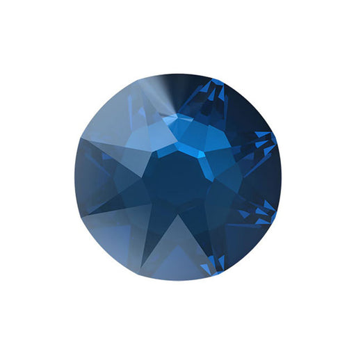 PRESTIGE Crystal, #2088 Round Flatback Rhinestone SS30, Capri Blue Nightfall (1 Piece)