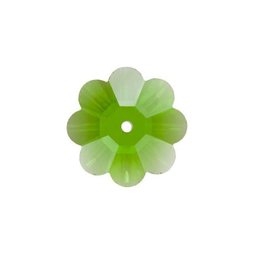 PRESTIGE Crystal, #3700 Margarita Flower Bead 10mm, Fern Green (1 Piece)