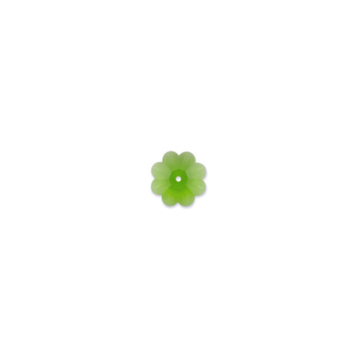 PRESTIGE Crystal, #3700 Margarita Flower Bead 14mm, Fern Green (1 Piece)