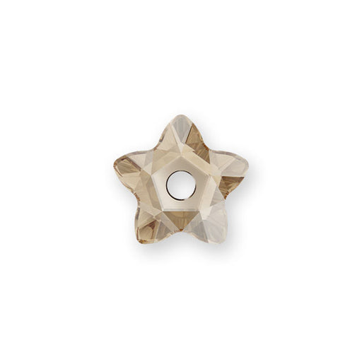 PRESTIGE Crystal, #3754 Star Flower Bead 7mm, Crystal Golden Shadow (1 Piece)