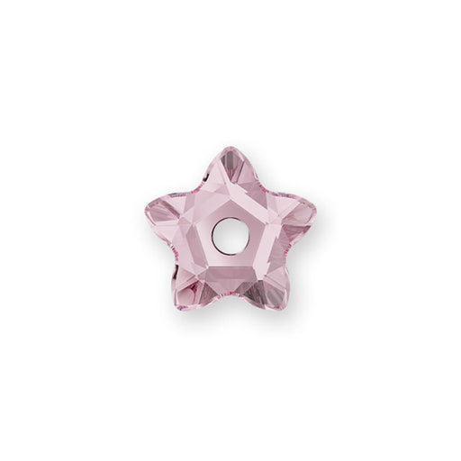 PRESTIGE Crystal, #3754 Star Flower Bead 7mm, Light Rose (1 Piece)