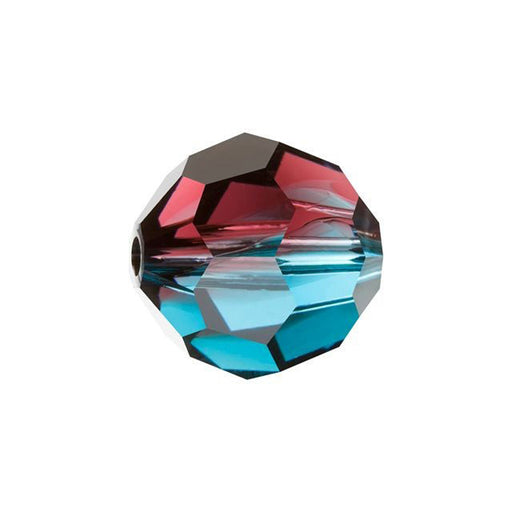 PRESTIGE Crystal, #5000 Round Bead 10mm, Burgundy-Blue Zircon Blend (1 Piece)