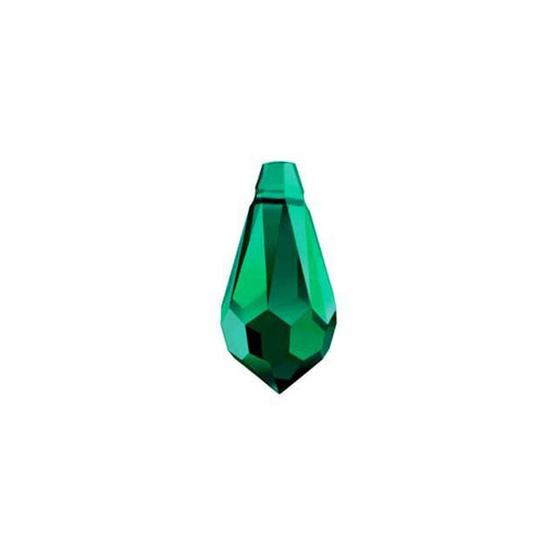 PRESTIGE Crystal, #6000 Teardrop Pendant 11mm, Emerald (1 Piece)