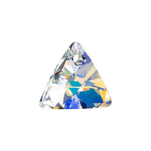 PRESTIGE Crystal, #6628 Mini Triangle Pendant 12mm, Crystal AB (1 Piece)