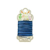 Toho Amiet Polyester Beading Thread, Blue Variegated, 0.5mm (20 Meters/22 Yards)