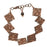 Retired - Twisted Squares Copper Bracelet