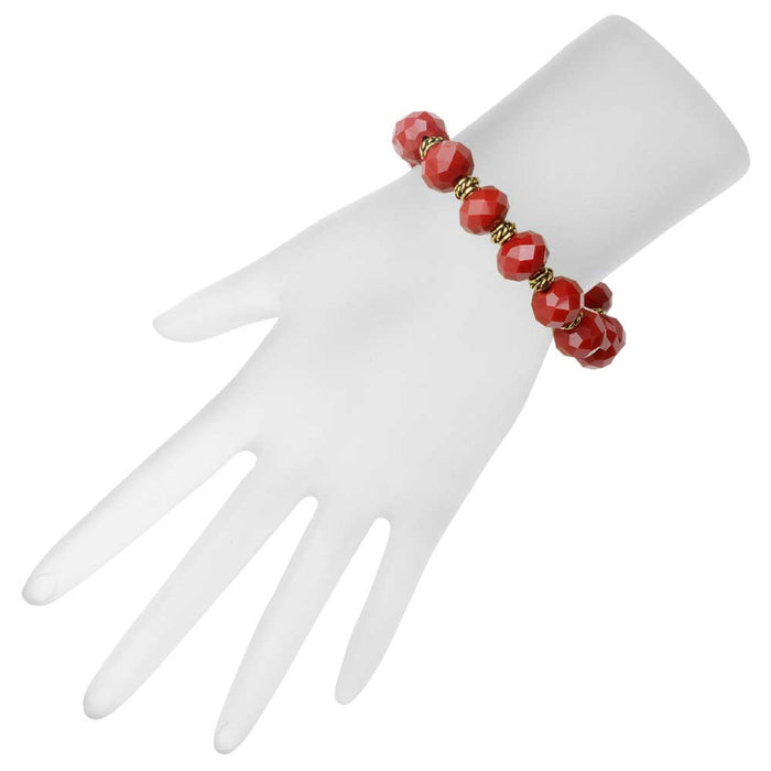 Retired - Red Velvet Stretch Bracelet