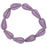 Czech Glass Beads, Melon Drop 13x8mm, Lilac Purple Opaline with Dark Bronze Wash, by Raven's Journey (1 Strand)