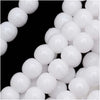 Czech Glass Druk Round Beads 4mm Opaque White (100 pcs)