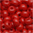 Czech Seed Beads 6/0 True Red Opaque (1 Ounce)