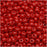 Czech Seed Beads 6/0 True Red Opaque (1 Ounce)