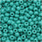 Czech Seed Beads 6/0 Green Turquoise Opaque (1 Ounce)