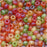 Czech Glass Seed Beads, 6/0 Round, Fall Harvest Green & Orange Mix (1 Ounce)