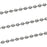 Stainless Steel Ball Chain 2.4mm, by the Foot