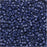 Miyuki Delica Seed Beads, 11/0 Size, Matte Metallic Dark Gray Blue DB377 (2.5" Tube)