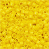 Miyuki Delica Seed Beads, 11/0 Size, Opaque Yellow DB721 (2.5