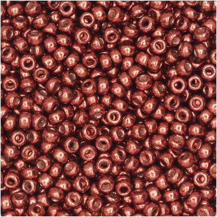 Miyuki Round Seed Beads, 11/0 Size, #4212 Duracoat Galvanized Dark Berry (8.5 Gram Tube)