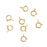 Spring Ring Clasps, Round with Closed Ring 5mm, 14K Gold-Filled (10 Pieces)