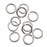 Silver-Filled Open Jump Rings 4mm 21 Gauge (20 Pieces)