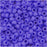 Toho Round Seed Beads 8/0 48LF 'Opaque Frosted Periwinkle' 8 Gram Tube