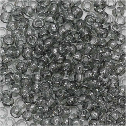 Toho Round Seed Beads 8/0 9B 'Transparent Gray' 8 Gram Tube