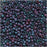 Toho Round Seed Beads 11/0 #705 Matte Frosted Iris Blue 8g