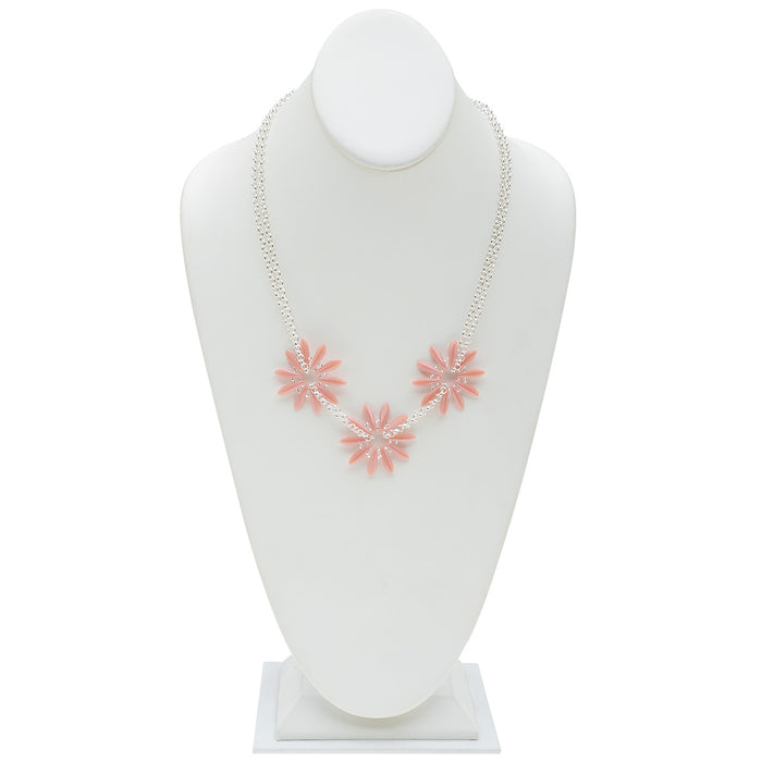 Retired - Pink Floral Parade Necklace