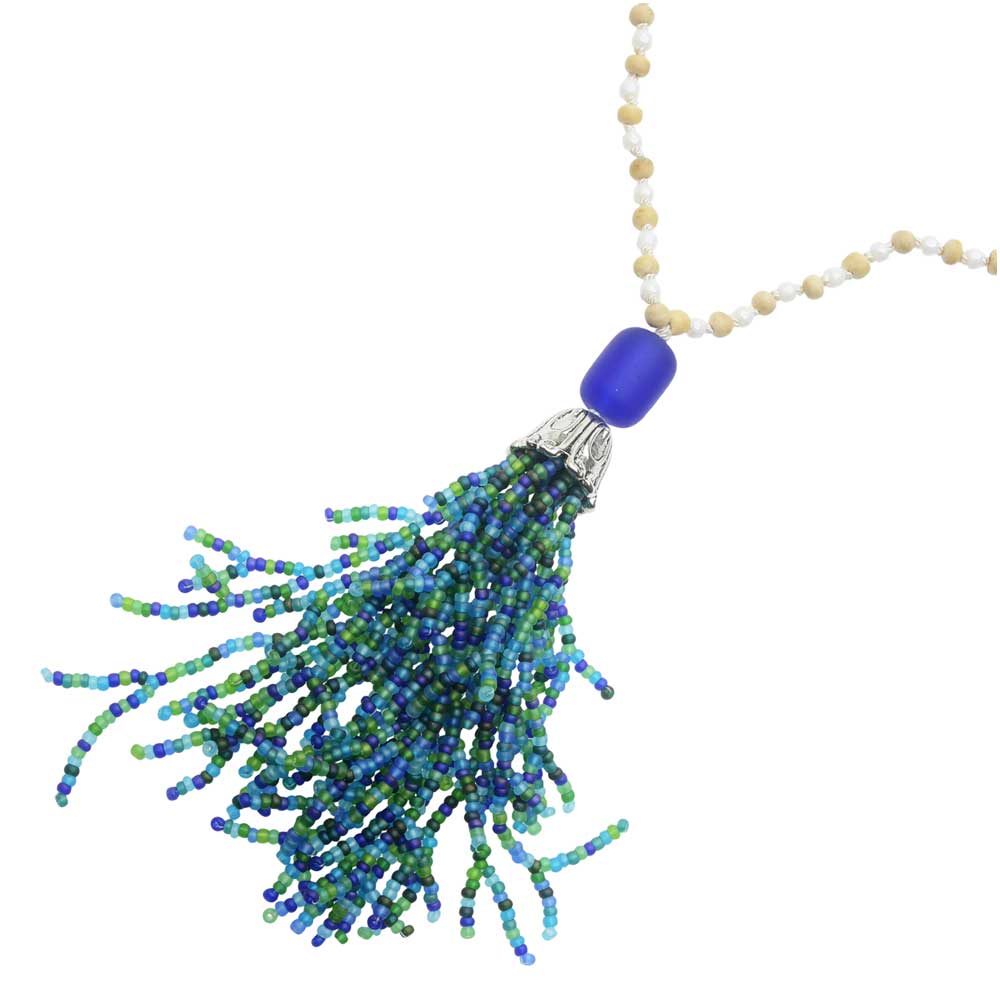 Retired - Seaside Tassel Necklace