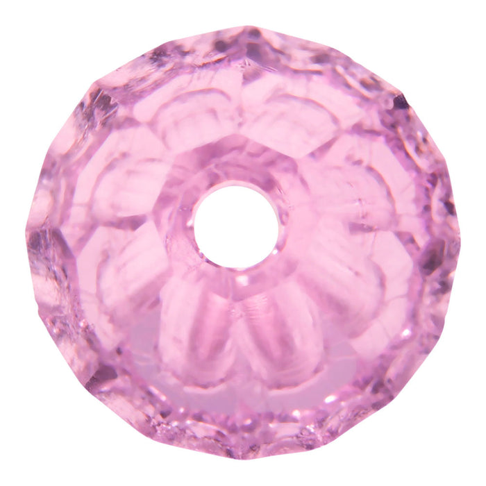 Preciosa Czech Crystal, Bicone Bead 4mm, Pink Sapphire (40 Pieces)