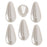 Preciosa Crystal Nacre Pearl, Pear 15x8mm, White (1 Piece)