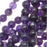 Gemstone Beads, Amethyst, Round 8mm, Purple (15.5 Inch Strand)