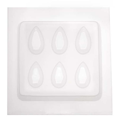 Resin Epoxy Mold For Jewelry Casting - 6 Teardrop Shaped