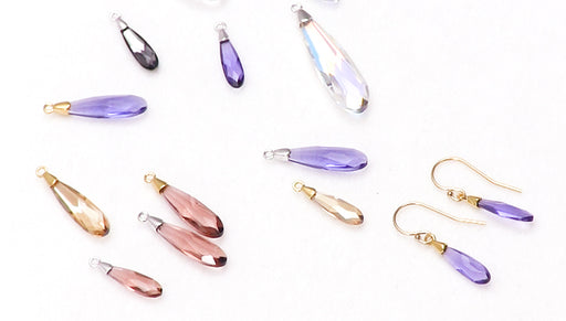 Show & Tell: Austrian Crystal Raindrop Pendants