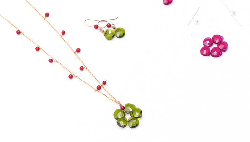 How to make the Wreath Necklace and Earring Set