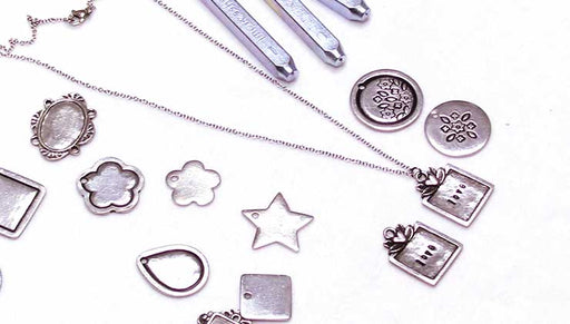 How to Make the Sweet Love Metal Stamped Necklace