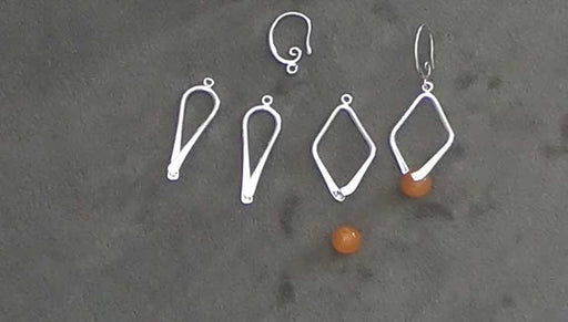 Quick & Easy DIY Jewelry: Gemstone Pinch Bail Earrings