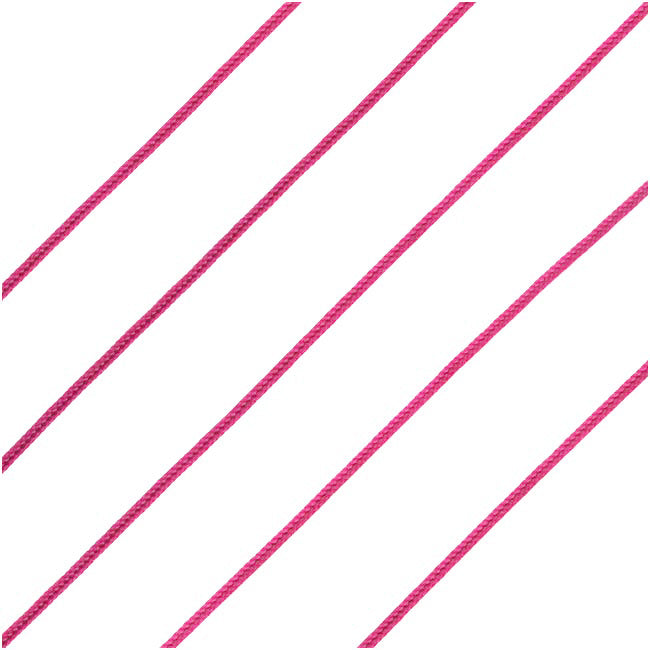 Lovely Knots - Asian Knotting Cord 1mm Thick - Strawberry Pink (50 Yard Bobbin)